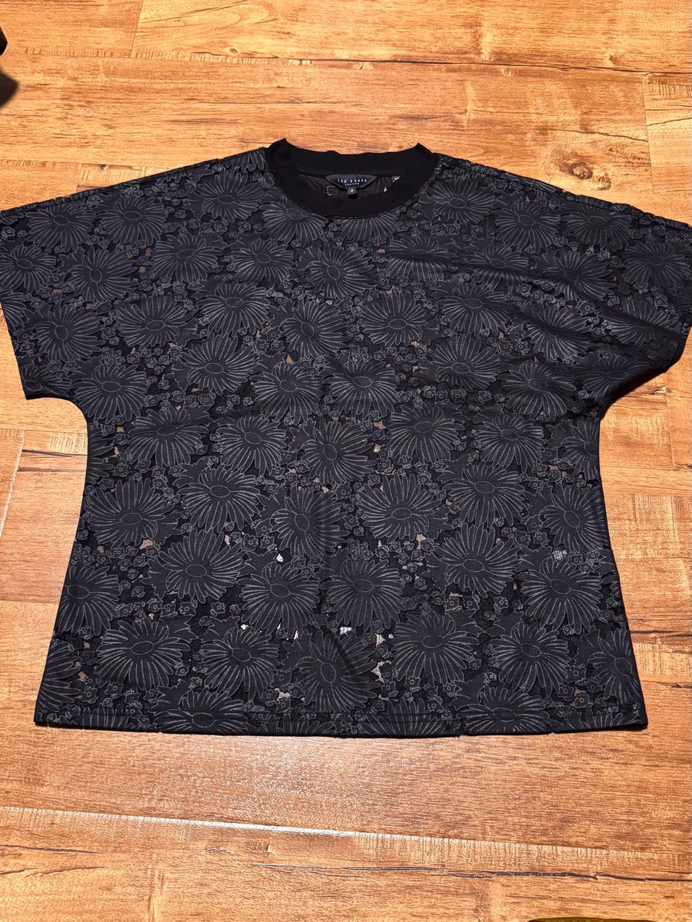 Ted Baker Maralo Floral Lace Relaxed T-Shirt